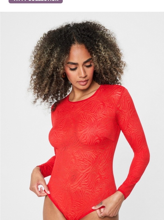 Fabletics Tops - Fabletics Long Sleeve Sheer Bodysuit